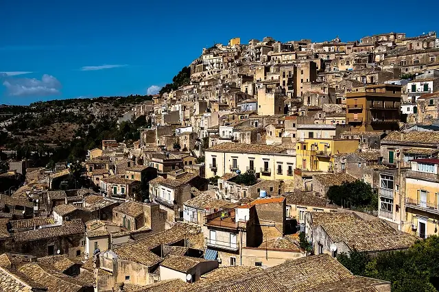 Modica village Sicile